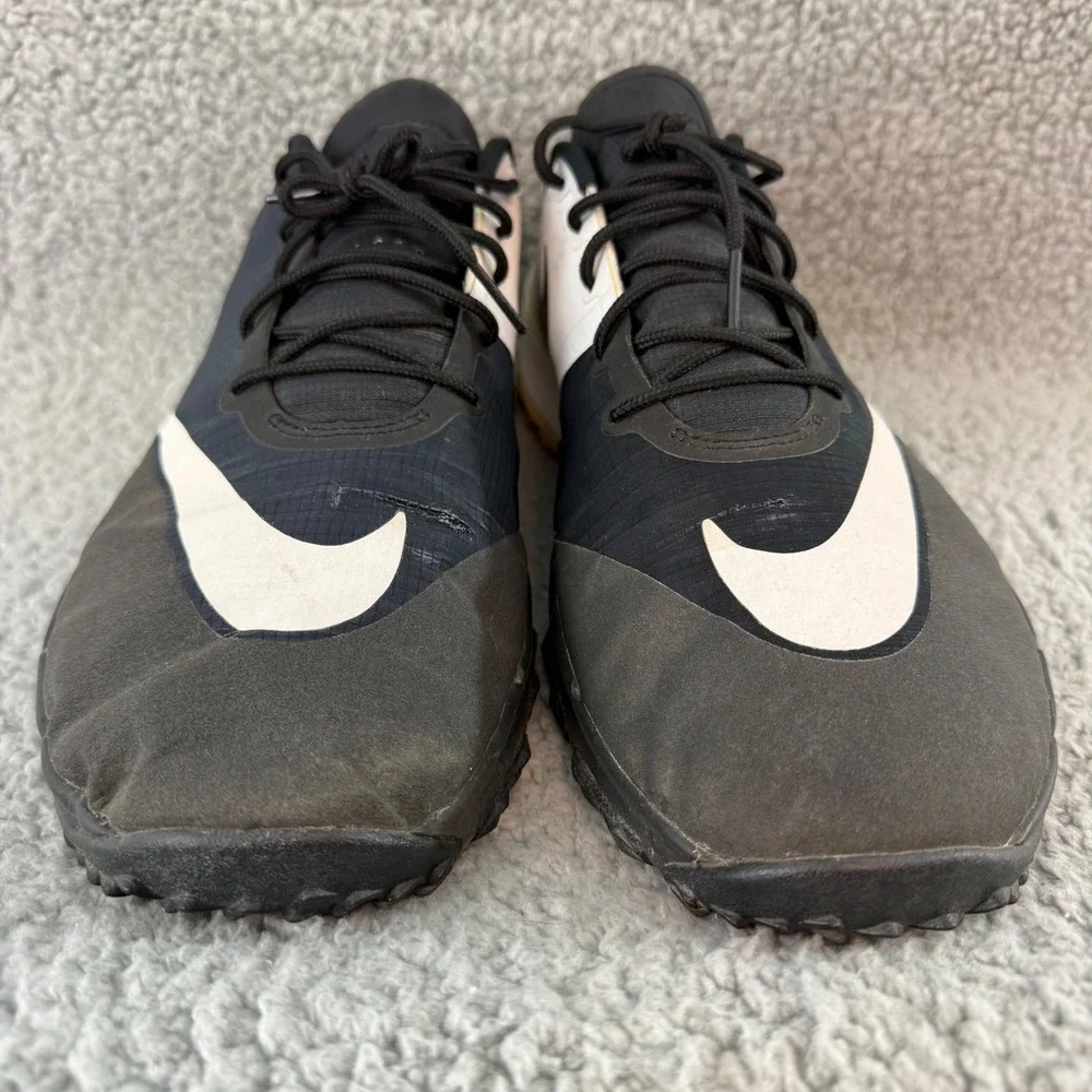 Nike Fi Flex Turf Golf Shoes Mens size 11 Black White 849960 Spikeless Sneakers‎